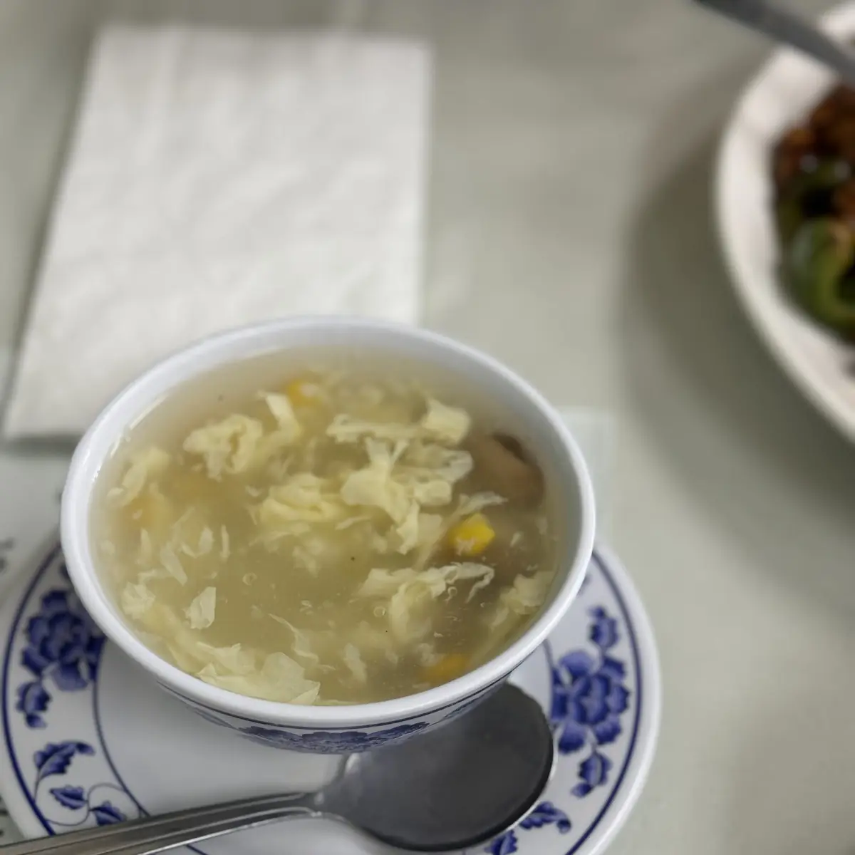 egg flower soup 蛋花汤